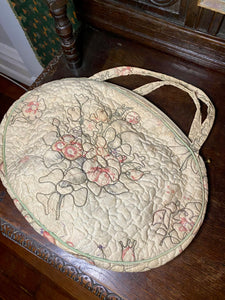 1920/30s Floral Quilted Bag